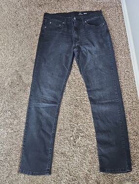 GEORGE mens Slim Black Jeans,sz 32/32!!